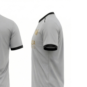 Tenue de football personnalisée imprimée par transfert thermique, ensemble respirant en polyester, avec logo d'équipe, numéro et nom personnalisables, vêtements de sport - Product Image 3