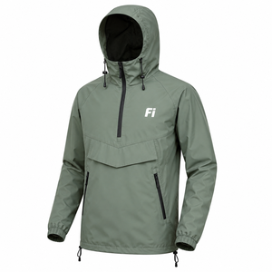 Veste de pluie à capuche réactive à l'eau, imperméable, pour hommes, course à pied, cyclisme, veste d'extérieur, coupe-vent, vente en gros, imperméable de vélo - Product Image 5