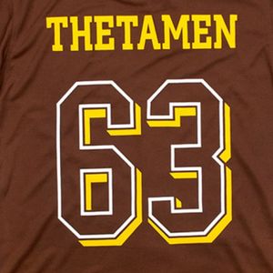 T-shirt de football Iota Phi Theta 63 Marron Or, Tenue Athlétique de Fraternité Grecque, Qualité Premium pour le Jour du Match - Product Image 6