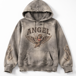 Sudadera con Capucha Desgastada Personalizada al por Mayor para Mujer - Suministro Directo de Fábrica OEM - Product Image 5