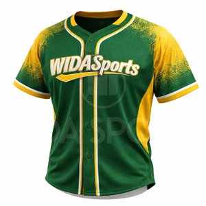 ชุดยูนิฟอร์มเบสบอลทีมแบบกำหนดเอง เสื้อเบสบอลและกางเกงแบบซับลิเมชั่น ชุดกีฬาแห้งเร็ว ระบายอากาศได้ดี สำหรับฤดูร้อน ไซส์พลัส - Product Image 2