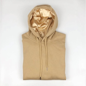Sudadera con capucha de forro polar para hombre al por mayor, de manga larga, lisa, estilo urbano, diseño personalizado, con capucha de seda, de marca - Product Image 1