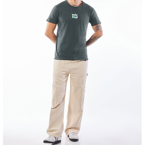 Fabricante de Camisetas con Estampado Puff para Moda Urbana al por Mayor, Camiseta de Algodón Grueso con Gráficos Estampados en Relieve, Ropa Personalizada - Product Image 1