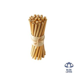 Pailles en bambou réutilisables et durables, très recommandées, écologiques, lot de pailles à boire, vente directe d'usine - Product Image 1