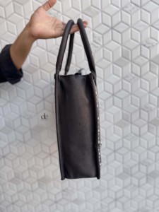 Nouvelle collection : Sac fourre-tout en cuir véritable, motif Halloween élégant, style bohème noir, deux poignées, fermeture éclair, sac à main pour femme - Product Image 2