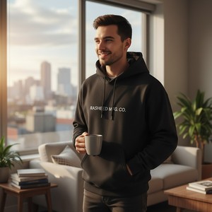 Custom Hoodie Unisex Screen Print Designer Embroidery <b>Hoodies</b> <b>Plain</b> Men Pullover Tracksuits Customize Men Hoodie Custom logo - Product Image 5