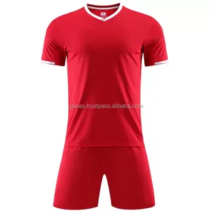 Conjunto de Camiseta de Fútbol Retro Unisex Personalizada de Secado Rápido, Transpirable, Tallas Grandes, Nueva Temporada, Uniforme de Fútbol, Kits de Sublimación 100% - Product Image 1