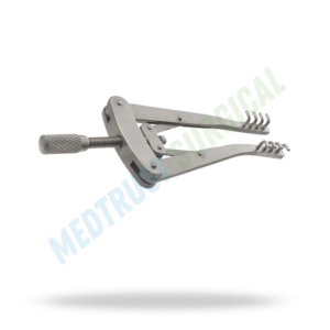 Rétracteur ALM à dents profondes de 5 mm, instrument chirurgical neuro-spinal pour la rétraction tissulaire - Product Image 4