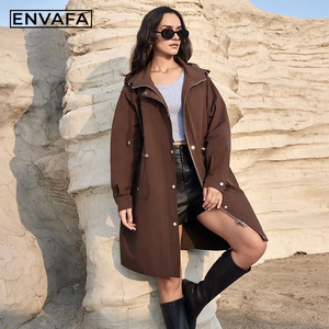 Gabardina ENVAFA para Mujer, Diseño de Lujo, Venta al Por Mayor, Gabardina Personalizada para Mujer, Gabardina de Invierno |   Gabardina para Mujer - Product Image 5