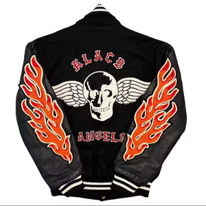 High Quality Material Men <b>Letterman</b> <b>Jacket</b> Designed To Keep You Warm And Looking Sharp During Fall And Winter Seasons - Product Image 2