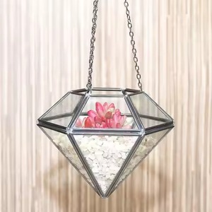 Contemporary Living Indoor Garden Metal Terrarium Glass Planter Decorative Display Box Home Decor - Product Image 4