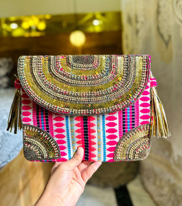 Bolsos Earthy chic Banjara monederos bolsos de mano Tribal estampado Bolsos Bolso de tela A BAJO PRECIO DE ARTESANÍA DE LUJO - Product Image 3