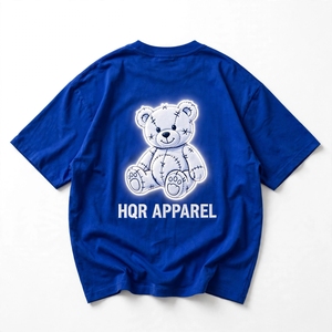 Camiseta Casual de Manga Corta 100% Algodón, Transpirable, 320g, Corte Regular, con Logotipo Personalizado en la Parte Delantera, Venta al Por Mayor para Hombres y Mujeres, Pedidos al Por Mayor - Product Image 5