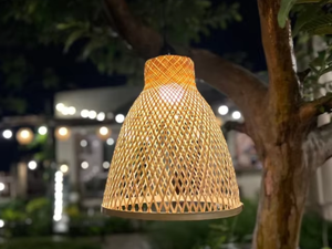 Eco2go Vietnam Linterna Colgante de Bambú Ecológica para Navidad y Cumpleaños, Decoración para el Hogar y Jardín, Precio Bajo - Product Image 1
