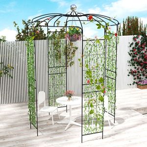 Pergola ad Arco Moderna in Alluminio per Piante Rampicanti e Decorazioni Nuziali - Product Image 2
