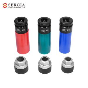 7pcs 1/2" Drive Non-marring Impact Deep Lug <b>Socket</b> Set and Extractors - Product Image 6