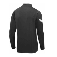 Ensemble de survêtement sportif pour homme, noir, avec haut de performance à manches longues et pantalon de jogging ajusté assorti