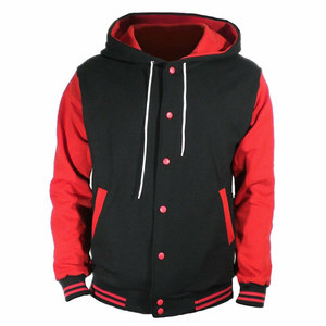 Fabricant ODM – Blouson universitaire personnalisé pour homme avec broderie, manches en cuir, style baseball, bomber, ou Letterman - Product Image 4