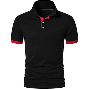 Polo en coton mélangé de haute qualité, multicolores, avec boutons, personnalisation de marque à prix de gros - Product Image 4