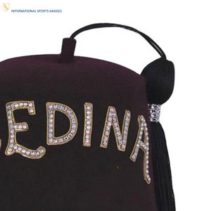 Chapeau de cérémonie maçonnique traditionnel pour rassemblements fraternels, chapeau Shriners personnalisable unisexe, conçu pour les événements et cérémonies décontractées - Product Image 2