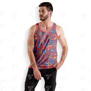 Débardeur de sport personnalisé OEM pour hommes, en coton, séchage rapide, respirant, pour la musculation, la course à pied et la gym - Product Image 5