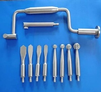 Ensemble de 7 pièces d'outils orthopédiques manuels CARONIA SURGICAL de haute qualité certifiés CE, en acier inoxydable, pour usage hospitalier