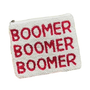 Premium de haute qualité élégant à la main perlé broderie yeux conception pochette à monnaie petit portefeuille sac fantaisie mignon haut de luxe pour fille - Product Image 2