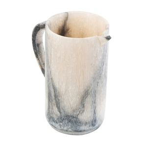 Carafe en résine élégante faite à la main avec poignée, vaisselle de qualité supérieure, écologique, pour servir l'eau - Product Image 4