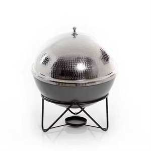 Ensemble de chauffe-plats contemporains en acier inoxydable avec support découpé au laser Chauffe-plats élégants pour le service de buffet et la restauration événementielle - Product Image 6