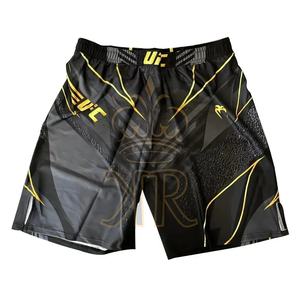 Shorts d'entraînement MMA pour hommes à cordon de serrage, séchage rapide, imprimés pour le kick-box thaïlandais, la boxe, la gym, sport, longueur genou, shorts d'exercice - Product Image 1