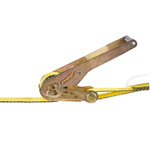 Cinghie a cricchetto per carichi pesanti 5 cm x 9 m, resistenza alla rottura 4.500 kg, con doppio gancio a J, certificate TUV - Product Image 6