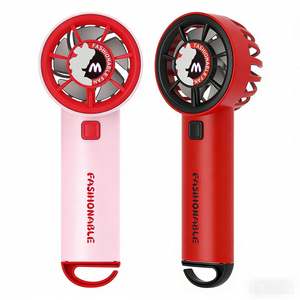 Mini Ventilador de Alta Velocidad con Diseño de Dibujos Animados, 3 Velocidades, Batería de Litio de 500 mAh, Venta al Por Mayor Directa de Fábrica, Personalizable - Product Image 4