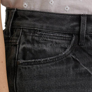 Shorts en jean confortables pour femmes, style streetwear, avec cordon de serrage, haute qualité, best-seller, vêtements de mode à bas prix, service OEM 2026 - Product Image 4