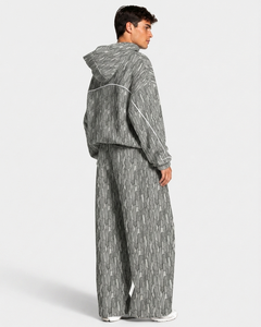 Pantalon de jogging ample pour homme, imprimé camouflage, avec lignes contrastées, coupe décontractée, style streetwear, en molleton de coton premium respirant - Product Image 4