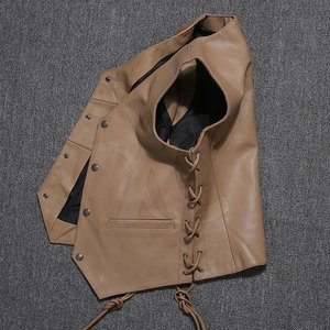Chaleco Clásico de Cuero para Invierno, Diseño Atemporal sin Mangas, Hecho para Brindar Durabilidad, Comodidad y un Estilo Casual Diario - Product Image 3
