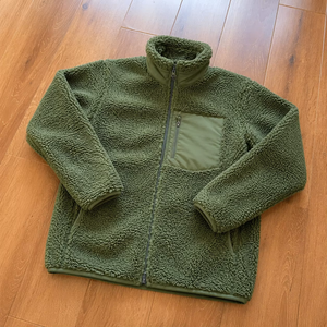 <b>Men</b> Sherpa <b>Fleece</b> <b>Jacket</b> Zip Up Sherpa <b>Lined</b> Outerwear Thick Collar Zip <b>Jacket</b> for Autumn Winter Casual Wear - Product Image 3