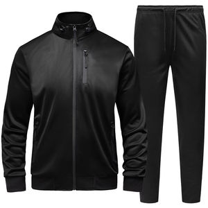 Nouvelle collection 2026 – Survêtement de sport d'hiver personnalisé en gros – Ensemble 2 pièces respirant avec pantalon de jogging en polaire à quart de zip et taille élastique - Product Image 4