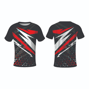 Camiseta Deportiva Sublimada Personalizada Unisex de Manga Corta, Camiseta Antibacteriana Estampada para Entrenamiento en el Gimnasio - Product Image 2