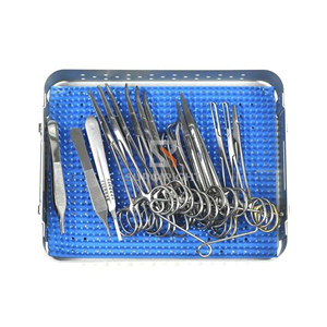 Meilleur Prix Kit Chirurgical Vétérinaire pour Tissus Mous en Acier Inoxydable, Kit de Stérilisation Manuel, Certifié CE ISO, MOL Safe, Garantie 1 An - Product Image 1