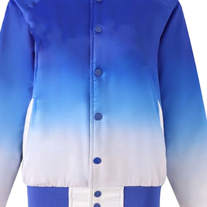 เสื้อแจ็คเก็ตบอมเบอร์ไล่เฉดสี ยูนิเซ็กส์ ลำลอง คอตั้ง แขนปกติ ผ้าโพลีเอสเตอร์ซาติน เสื้อแจ็คเก็ตวาร์ซิตี้ สำหรับใส่ในฤดูใบไม้ร่วง - Product Image 4