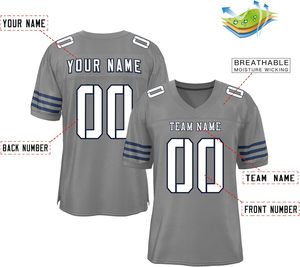 Fabricante de Camisetas de Fútbol Americano Duraderas, Malla de Poliéster con Impresión, Absorbe el Sudor, Proveedor al por Mayor de Ropa Deportiva - Product Image 4