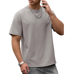 OEM Service Ringer T Shirts For Men Lightweight Skin Friendly Smooth Texture Blend Material Reinforced Stitching Men's Tee - Product Image 1