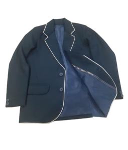 Blazer unisexe pour uniforme scolaire, double boutonnage, uniforme d'écolier primaire unisexe pour le printemps - Product Image 2