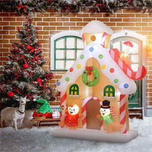 Decorazioni Natalizie da Esterno per Giardino, Casa di Pan di Zenzero Gonfiabile - Product Image 2