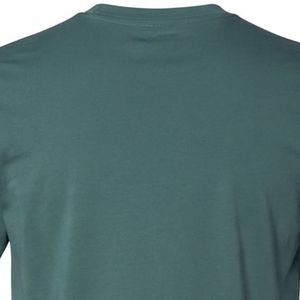 T-shirt pour homme en coton doux, col rond, manches courtes, couleur vert turquoise, décontracté, basique, léger, respirant, à porter tous les jours en été - Product Image 3