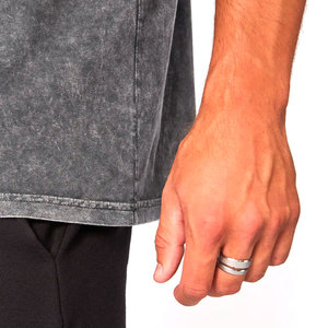 Camisetas con lavado ácido para hombre, diseño y logotipo personalizados, recién llegadas, nuevas camisetas con lavado ácido para hombre, elegantes, con MOQ bajo - Product Image 6