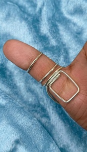 Férula para el pulgar con artritis, de latón y plata de ley 925, anillo de férula EDS - Product Image 4