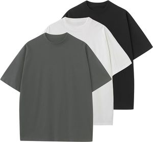 T-shirts unisexes surdimensionnés à épaules tombantes, directement de l'usine |   220GSM 100% Coton |   Impression DTF personnalisée |   Respirant et anti-boulochage |   En vrac - Product Image 4
