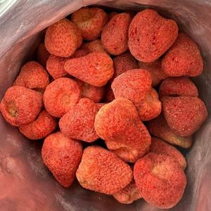 Freeze Dried Preserved Strawberry <b>Diced</b> Bulk Sour Sweet Topping for Ice Cream Cereal Snacks Vietnam - Product Image 2