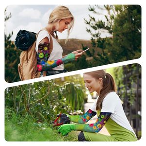 Manchon de bras personnalisé pour femme, respirant, anti-UV, amincissant, pour le cyclisme, la conduite estivale et la protection solaire - Product Image 5